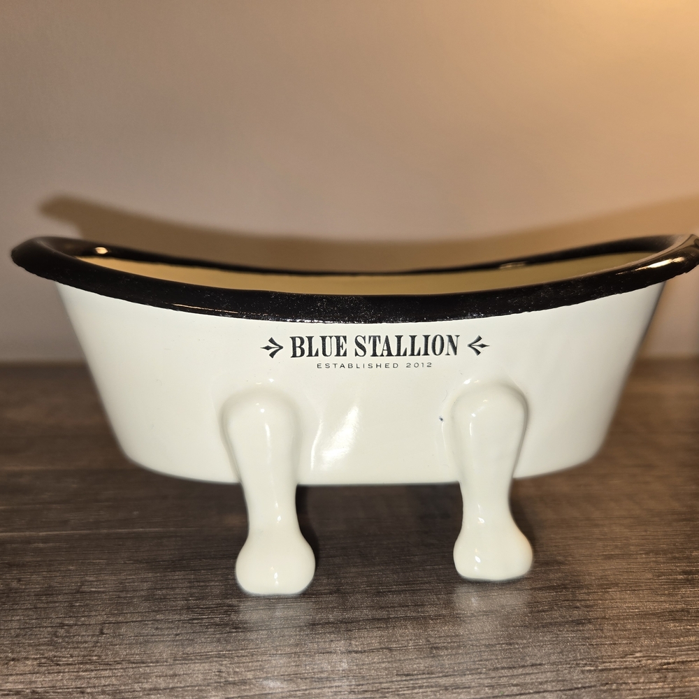 Blue Stallion Mini Bathtub Decor
